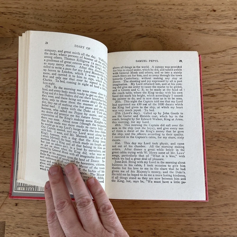 Passages From the Diary of Samuel Pepys Modern Library 1923 Edition HC Book